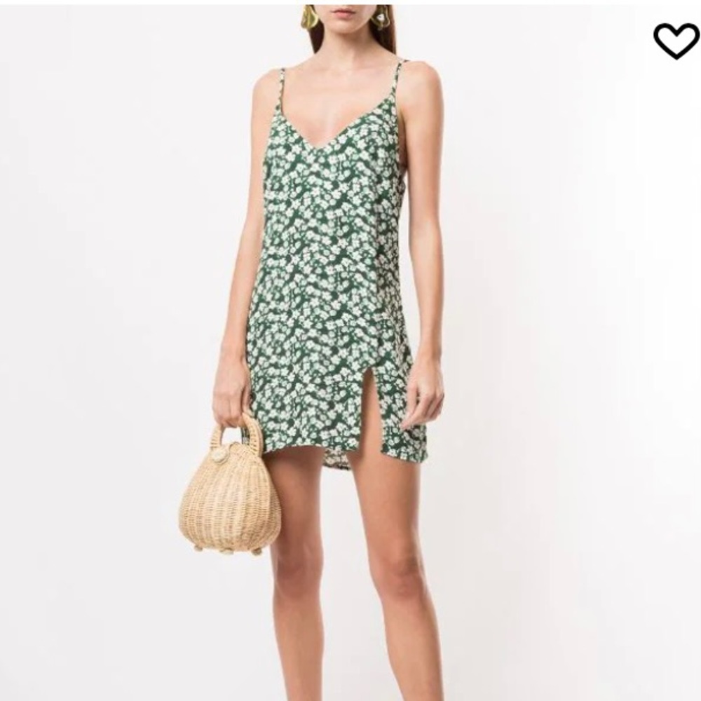 Reformation Marlowe Dress (Cilantro, XS)